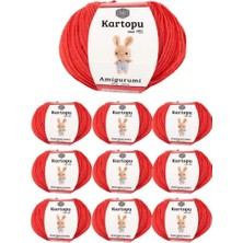 MiraLive 10 Adet Amigurumi El Örgü Ipi 50GR 1170