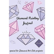 Vintessy Independently Published Diamond Painting Journal - Notebook For 40 Diamond Painting Projects - Dac V