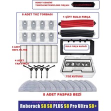 Roborock S8 Plus S8 Pro S8 Ultra Uyumlu Yedek Parça Seti