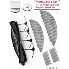 Viomi Vıomı Alpha 2 Pro - V5 Uyumlu Yedek Paspas Fırça Filtre
