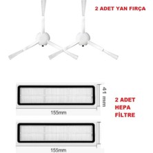 Xiaomi Trouver Robot Lds Sensörlü Vacuum Mop Hepa Filtre Yan Fırça