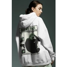 Sevbano Justin Bieber Off My Face Şarkıcı Sırt Baskılı Unisex Oversize Penye Hoodie
