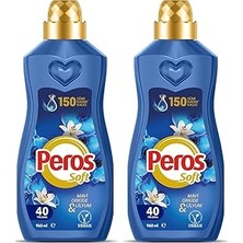 Vintessy Peros Konsantre Yumuşatıcı Mavi Orkide & Lilyum 960 ml (2 Paketi)