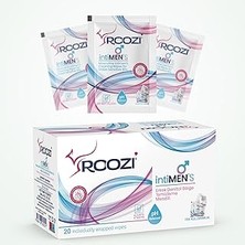 Vintessy Roozi Intimen’s – Erkekler Için Özel Bölge Temizlik Mendilleri, Aloe Vera Konforu, Koku Gide