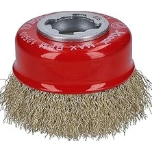 Vintessy Bosch Professional 1 x Dalgalı Tencere Fırçası Clean (Metal, X-Lock, Ø 75 Mm, Tel Kalınlığı