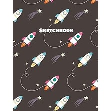 Vintessy Sketchbook: Space Theme Drawing Notebook For Kids Boys And Girls Ages 3 - 8