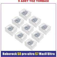 Roborock S7 Q7 S8 Plus S8 Pro S8 Ultra Toz Torbası 9 Adet