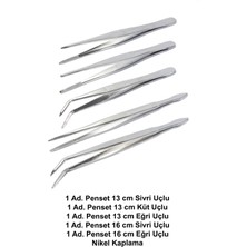 Empressco Penset 13 cm ve 16 cm 5’li Set Nikel Kaplama - Fiyatı, Yorumları