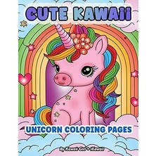 Vintessy Independently Published Cute Kawaii Unicorn Coloring Pages