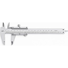 Vintessy Busstier Analog Kumpas, 150 Mm, 0.02 mm Hassasiyetli Ölçüm Aleti, Karbon Çelik Gövde, Iç Dı�