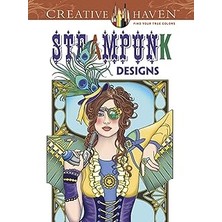 Vintessy Creative Haven Steampunk Designs Coloring Book