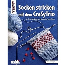 Vintessy Socken Stricken Mit Dem Crasytrio (Kreativ.kompakt.): Für Sockenanfänger Und Nadelspiel-Verweigere