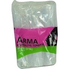 Vintessy Plastik Şeffaf Bakkaliye Poşeti, 30X52 Cm, 1 kg