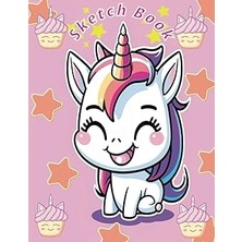 Vintessy Independently Published Sketchbook: Drawing Notebook With Unicorns, Drawing Book (Sketchbook For Kid