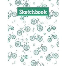 Vintessy Sketchbook: 8.5 x 11 Notebook For Creative Drawing And Sketching Activities With Unique Bicycle Them