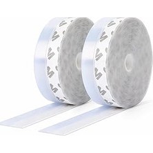 Vintessy Kyrotech 10 Metre Kapı ve Pencere Bandı, Kendinden Yapışkanlı, Şeffaf Kapı ve Pvc Pencere Fit