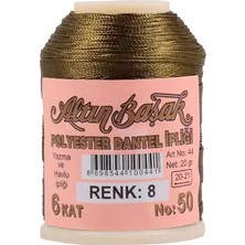 MiraLive Altınbaşak Oya ve Dantel Ipi 20 gr -  - No: 008