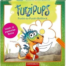 Vintessy Furzipups: Mein Erster Punkt-Zu-Punkt-Malblock: 32 Pupslustige Motive: 24 Pupslustige Ausmalbilder F
