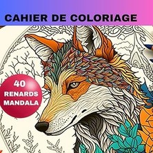 Vintessy Independently Published Cahier De Coloriage 40 Superbes Illustrations De Renard À Colorier: Art Th�