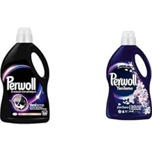 Vintessy Perwoll Yenileme Siyahlar Için Sıvı Deterjan 54 Yıkama 2.97 Lt ve Perwoll Çiçek Cazibesi Koyu