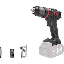 Vintessy Kress KUC30.91 20VOLT Kömürsüz Profesyonel Şarjlı Darbeli Matkap (Akü Dahil Değildir)