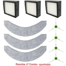 iRobot Roomba J7 Combo Uyumlu Yedek Filtre Fırça Seti