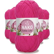 MiraLive 5 Adet Cotton Lüks Yelek Tunik Kazak Bluz Hırka Ipi Yünü Fuşya 97572