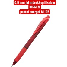 0,5 mm Jel Mürekkepli Kalem Kırmızı Pentel Energel BL105