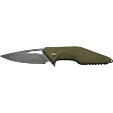 MiraLive Crkt Dıvısıon 4415 Grn Kamp / Outdoor Çakı 21 cm - Yarı Otomatik, Kemerlikli, Kutulu
