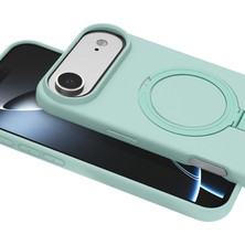 Solmazlar Online iPhone 17 Air Regal Magsafe Standlı Kapak - Su Yeşili