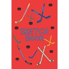 Vintessy Sketch Book: Colorful Hockey Stick Sketch Pad For Kids, 120 Pages For Drawing, Sketching And Doodlin