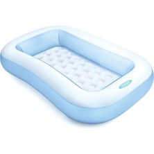 intex Yumuşak Tabanlı Kare Havuz 166X100X28 Cm, Eğlence ve Serinlik Için Ideal