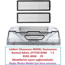 Mi Robot Vacuum Mop 1c Dreame F9 Uyumlu Toz Haznesi Kutusu