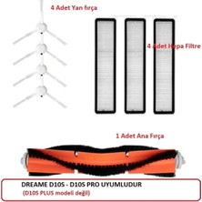 Dreame D10S - D10S Pro Fırça Filtre Seti (D10 Plus Değil)