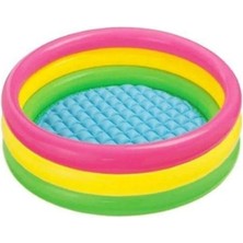 Bestway Renkli Unisex Bebek Şişme Havuz Küvet 70X24 cm Yumuşak Zemin ile Eğlenceli Oyun