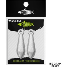 Fishack Armut Kurşun - Dip Olta Kurşunu - 75GR - (150GR Paket)
