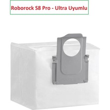 Roborock S8 Pro Ultra Plus Uyumlu 1 Adet Toz Torbası