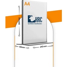 Empressco A4 T Tipi Dikey Masa Üstü Şeffaf Pleksi Föylük / Broşürlük - Fiyatı, Yorumları