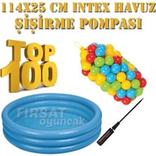 Premini Renkli 122X25 cm Deniz Havuzu ve 100 Adet 6 cm Top ile Eğlence Keyfi