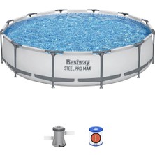Bestway Steel Pro Max Yer Üstü Prefabrik Çember Havuz Seti 3,66 M x 76 cm