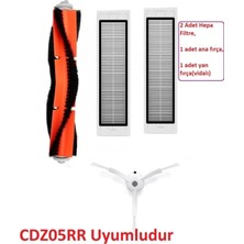 Xiaomi Mirobot Vacuum Cleaner CDZ05RR Uyumlu Hepa Filtre Fırça Seti