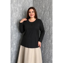 Modaplaza Kadın Taşlı Nakışlı Anne Bluz 007