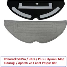 Roborock S7 S7 Sonic Mop Pro - Ultra Plus Mop Tutacağı Tutucu Aparat