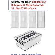 Roborock S7 S7 Maxv Sonic Mopping Toz Haznesi Hepa Filtre