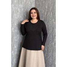 Modaplaza Kadın Taşlı Nakışlı Anne Bluz 008