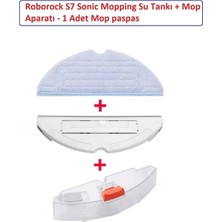 Roborock S7 Sonic Mopping Ultra Plus Su Deposu Haznesi Mop Aparatı ve 1 Adet Paspas