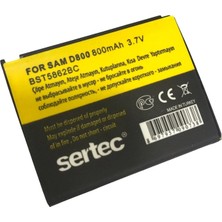 Marsilyan Sertec - Samsung D808/D800 Uyumlu Batarya