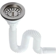 Empressco Çöpmak Büyük Mutfak Evye Lavabo Sifonu Geniş Süzgeç Sifon - Fiyatı, Yorumları