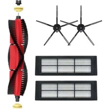 Roborock S5 Max - S6 Pure - S6 Maxv Hepa Filtre Fırça Seti - Uyumlu Yeni Nesil