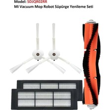 Xiaomi Mi Robot Vacuum Model: SDJQR02RR Hepa Filtre Fırça Seti - Uyumlu Yeni Nesil